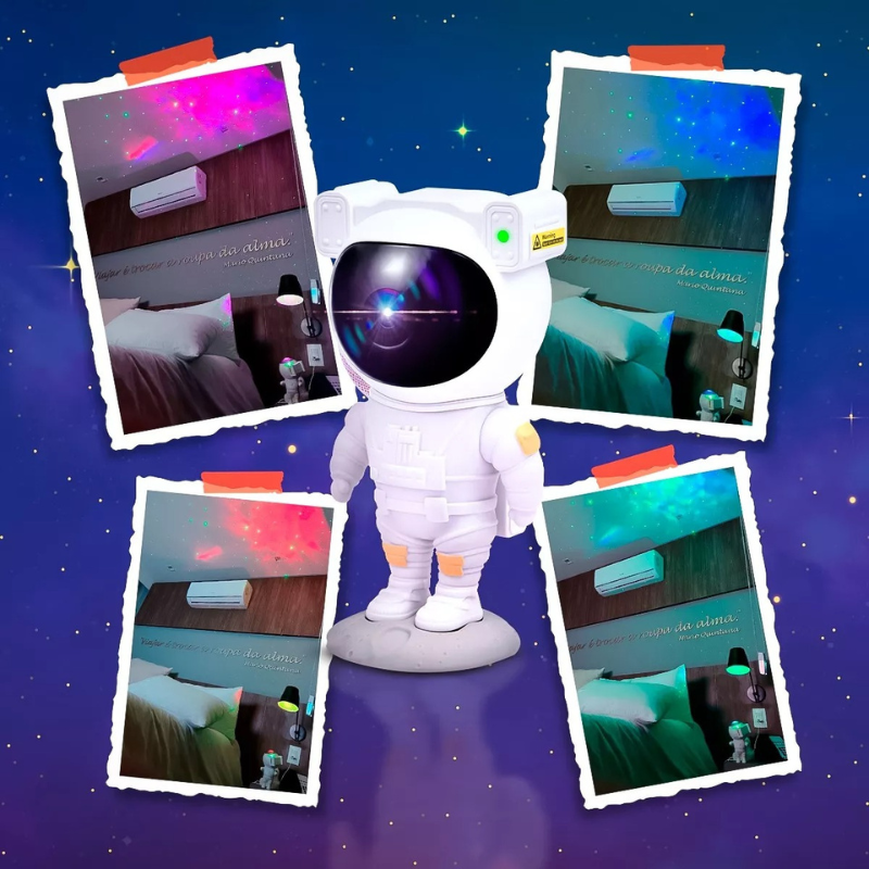 Proyector Astronauta SpaceMax Galaxy LED